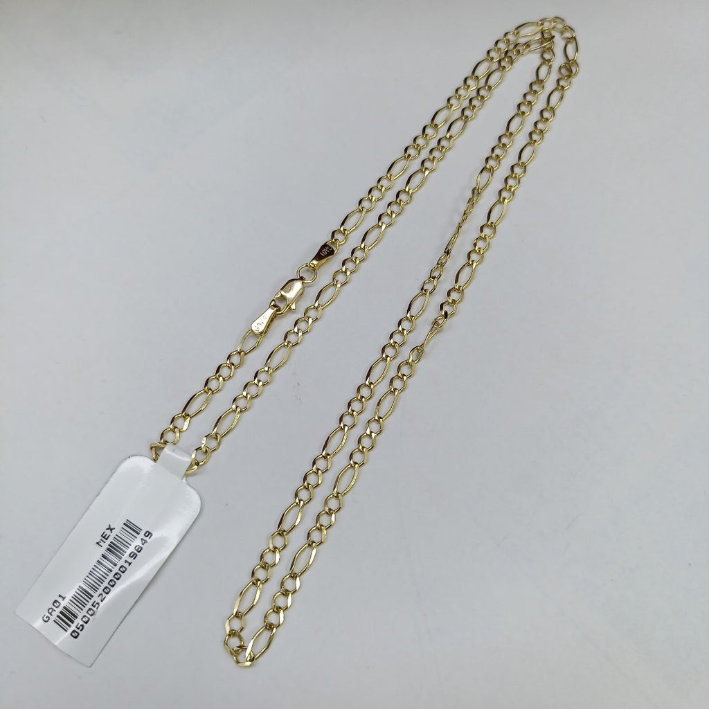 CADENAS TEJIDO 3X1 ORO 10K 50 CM 4.1 GR (NUEVO)