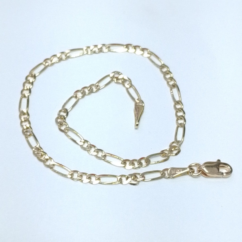 PULSERAS 3X1 ORO 14K 21 CM 2.1 GR (NUEVO)