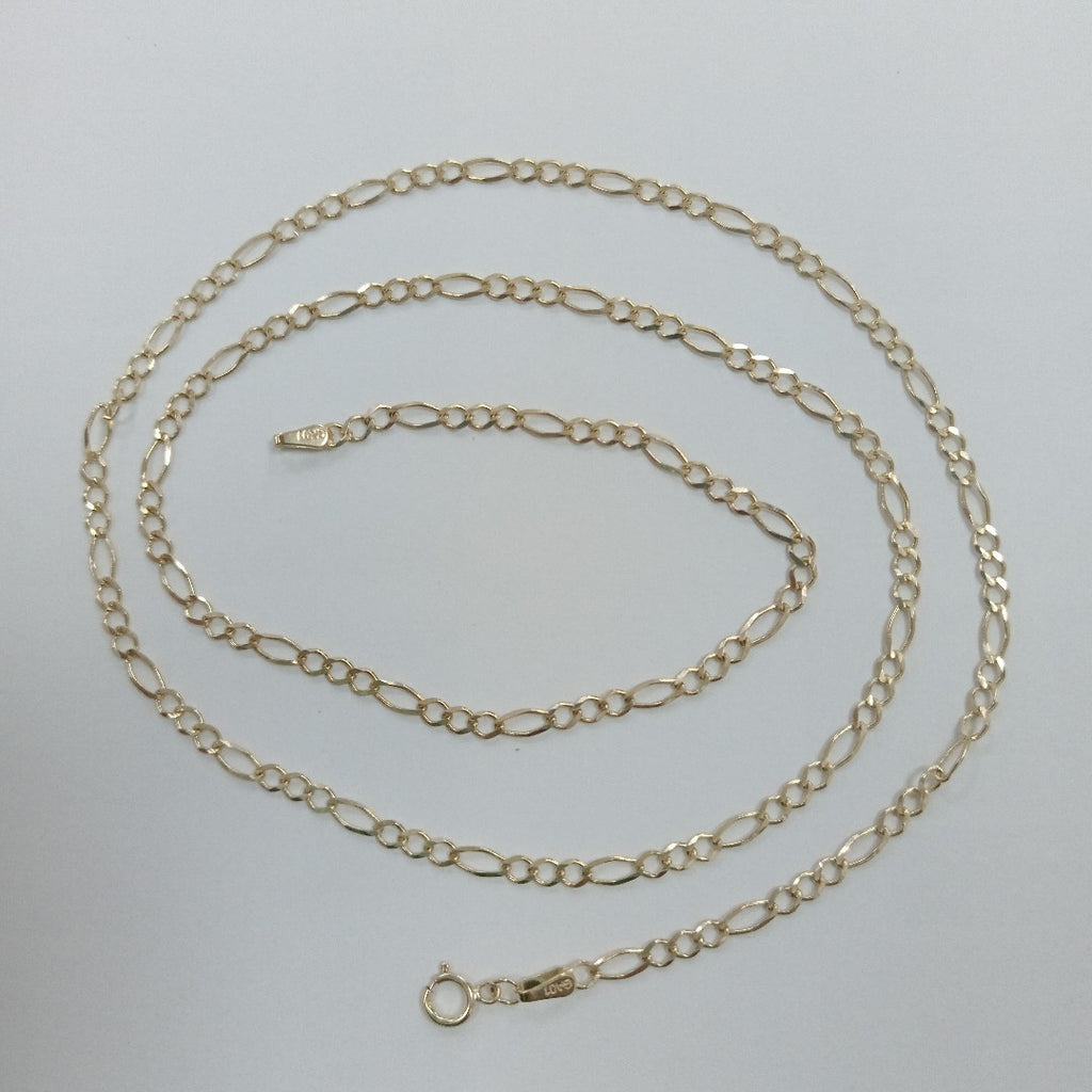 CADENAS TEJIDO 3X1 ORO 10K 60 CM 4.6 GR (NUEVO)