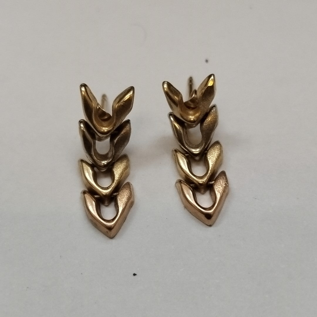 BROQUELES PAR ORO 14 K 2.3 GRMS (SEMINUEVO)