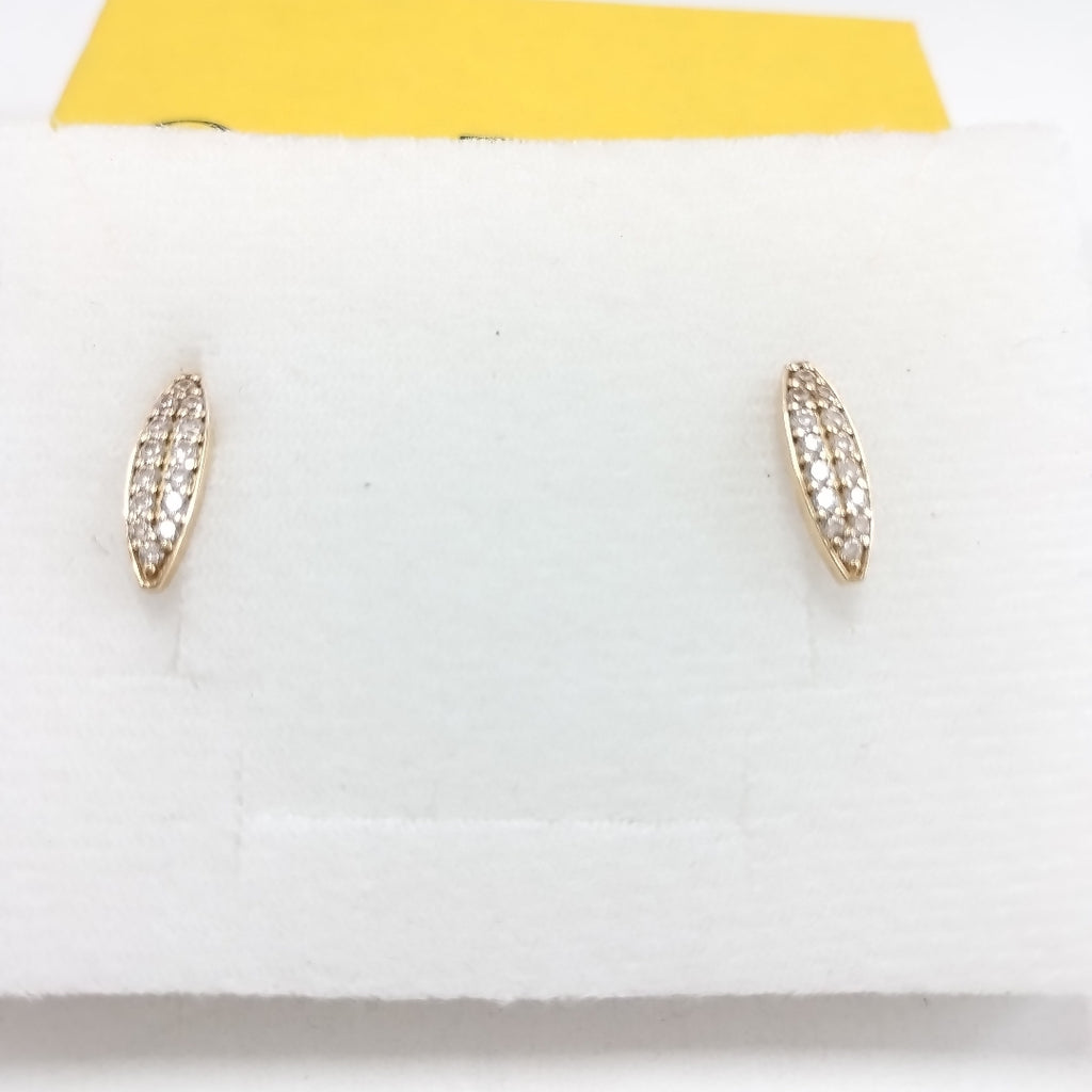 BROQUELES ORO 14K 1.8 (NUEVO)