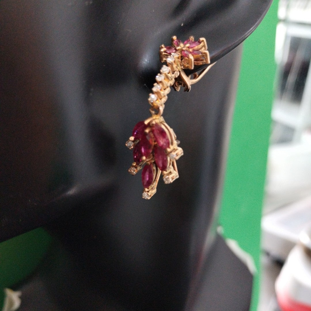 ARETES PAR ORO 10 K 9 GRMS (SEMINUEVO)