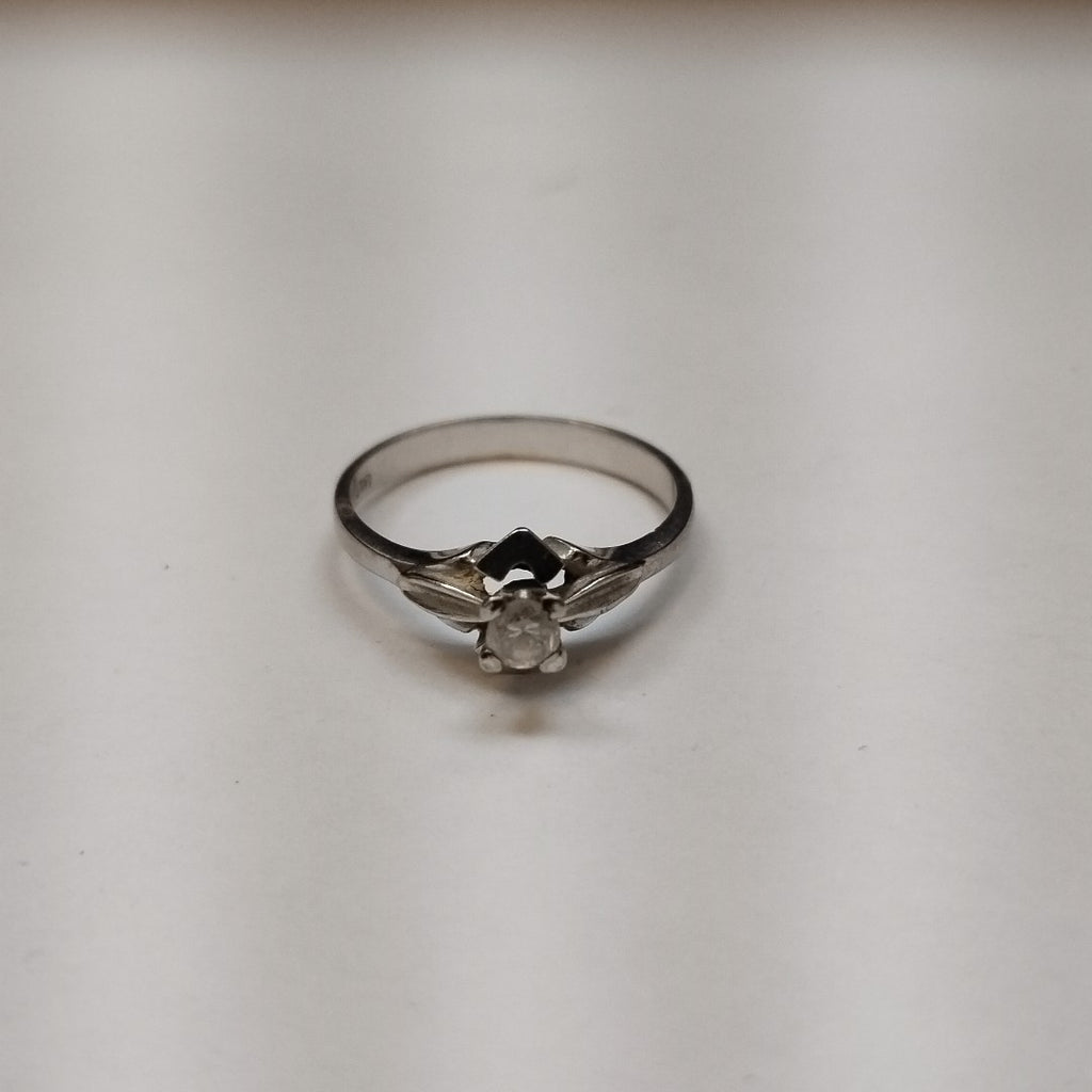 ANILLITO ORO BLANCO 14 K 2.3 GRMS (SEMINUEVO)