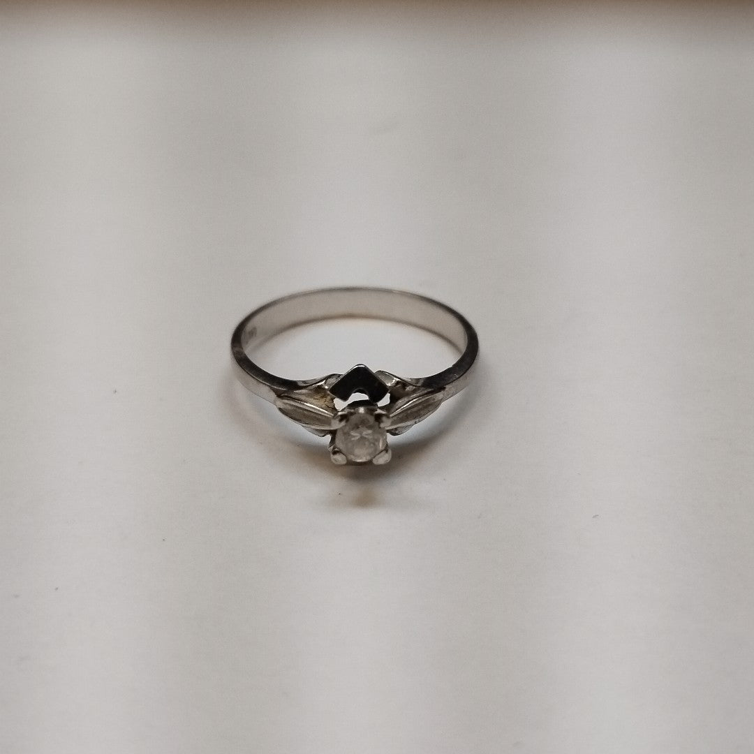ANILLITO ORO BLANCO 14 K 2.3 GRMS (SEMINUEVO)