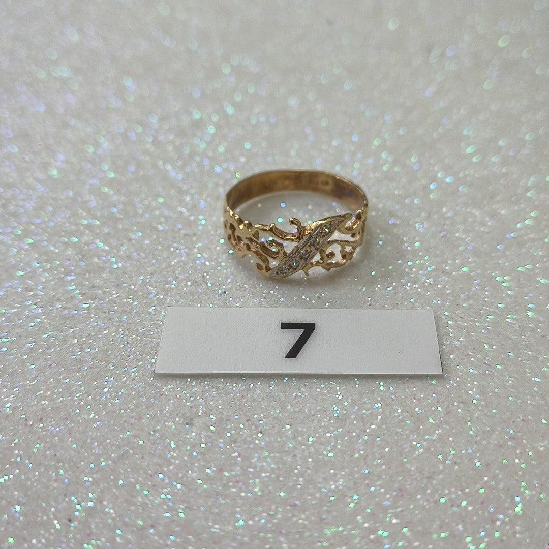 ANILLO ORO 10 K 1.8 GRMS (SEMINUEVO)