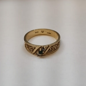 ANILLO ORO 14 K 3.4 GRMS (SEMINUEVO)