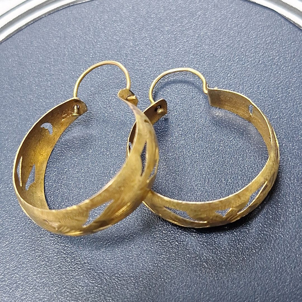 ARRACADAS PAR ORO 8 K 4,20 GRMS (SEMINUEVO)