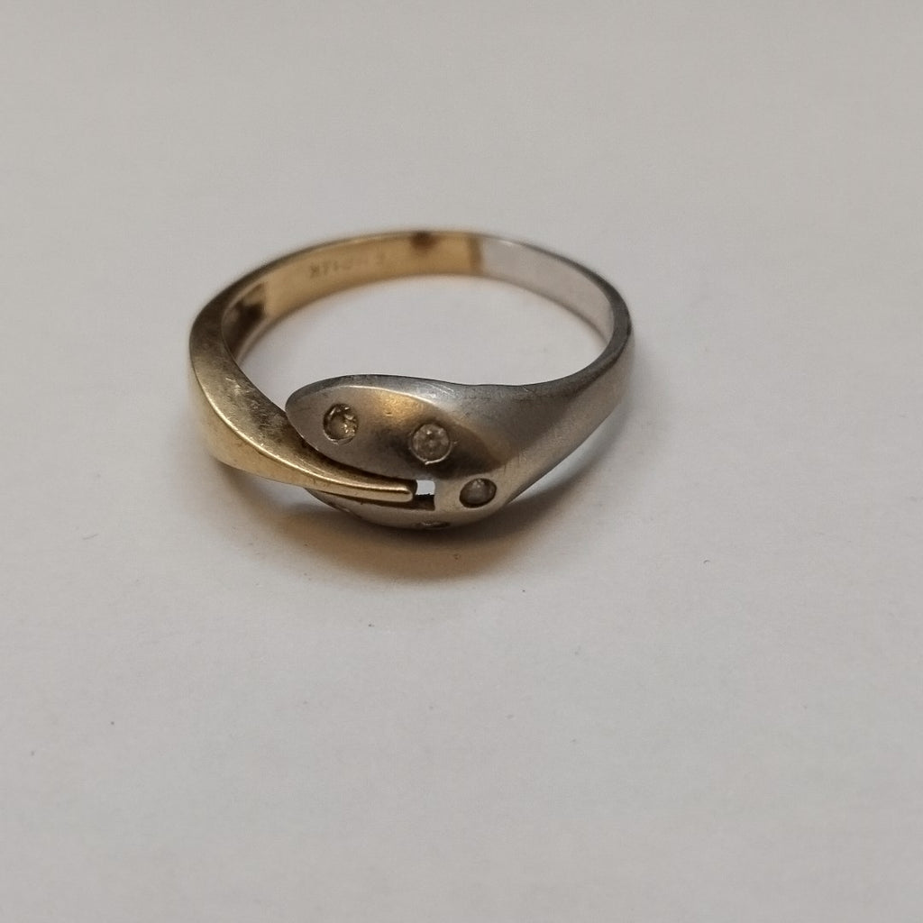 ANILLO ORO 14 K 3.3 GRMS (SEMINUEVO)