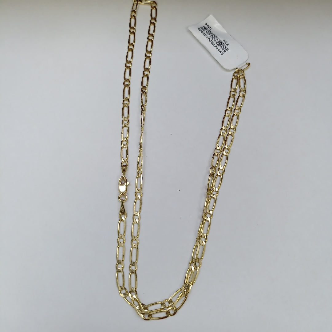 CADENAS 1X1 ORO 14K 55 CM 7.5 GR (NUEVO)