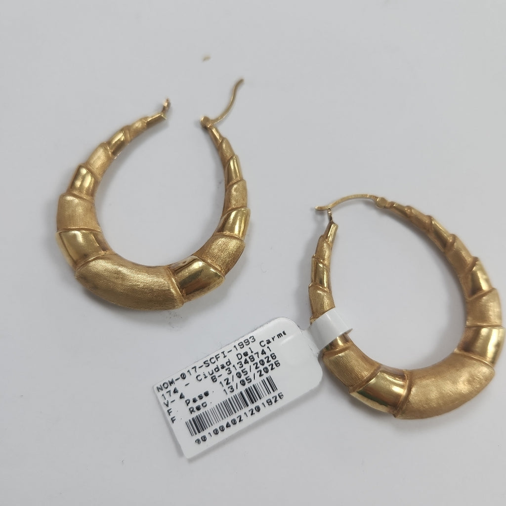 ARRACADAS PAR ORO 14 K 5.6 GRMS (SEMINUEVO)