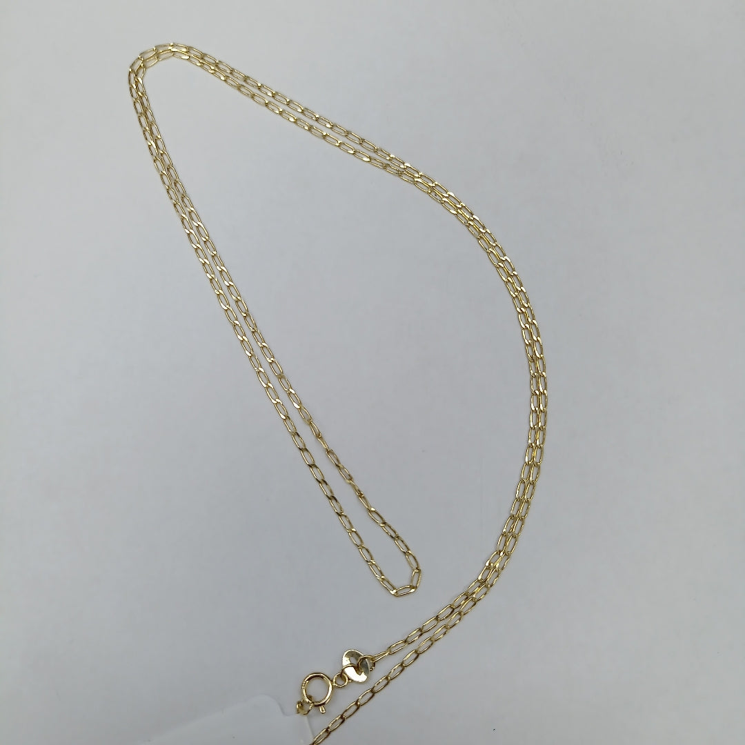 CADENAS TEJIDO ESLABONES ORO 10K 60 CM 2 GR (NUEVO)