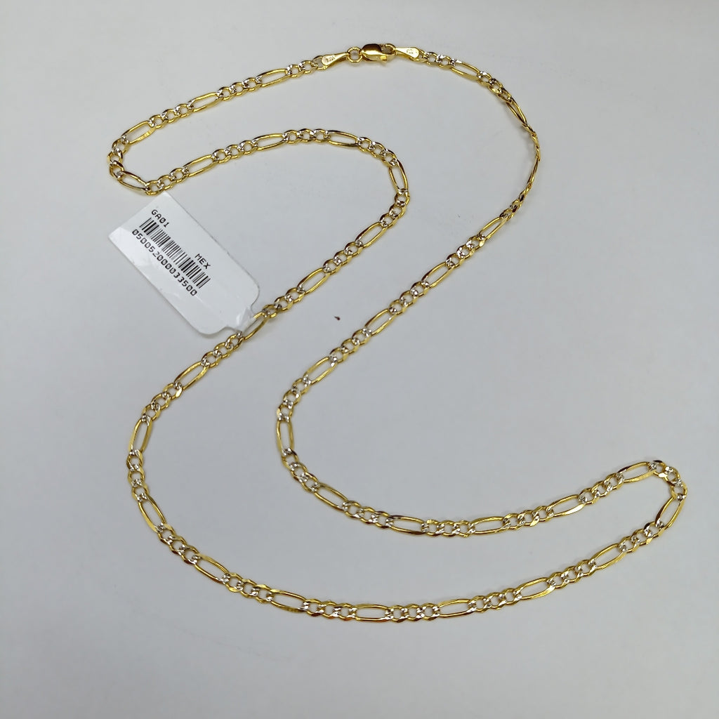 CADENAS 3X1 DIAMANTADA ORO 14K 55 CM 8.5 GR (NUEVO)