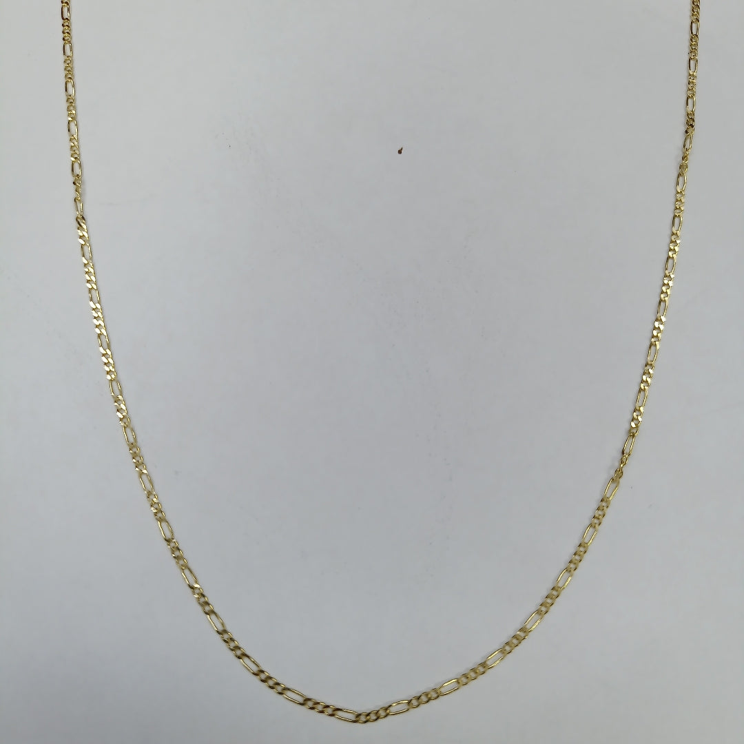 CADENAS TEJIDO 3X1 ORO 14K 55 CM 2.4 GR (NUEVO)