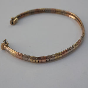 PULSERA ORO COMBINADO 10 K 12,70 GRMS (SEMINUEVO)