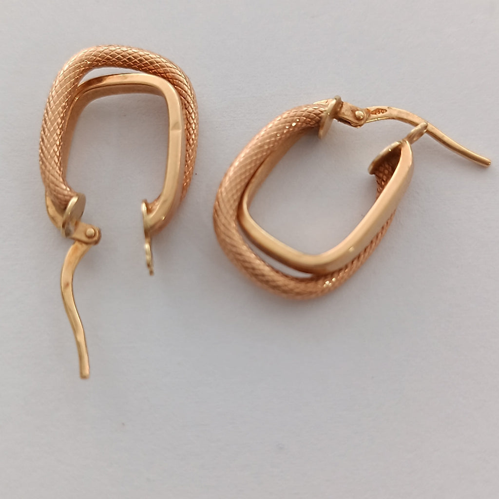 ARETES PAR ORO 18 K 2,00 GRMS (SEMINUEVO)