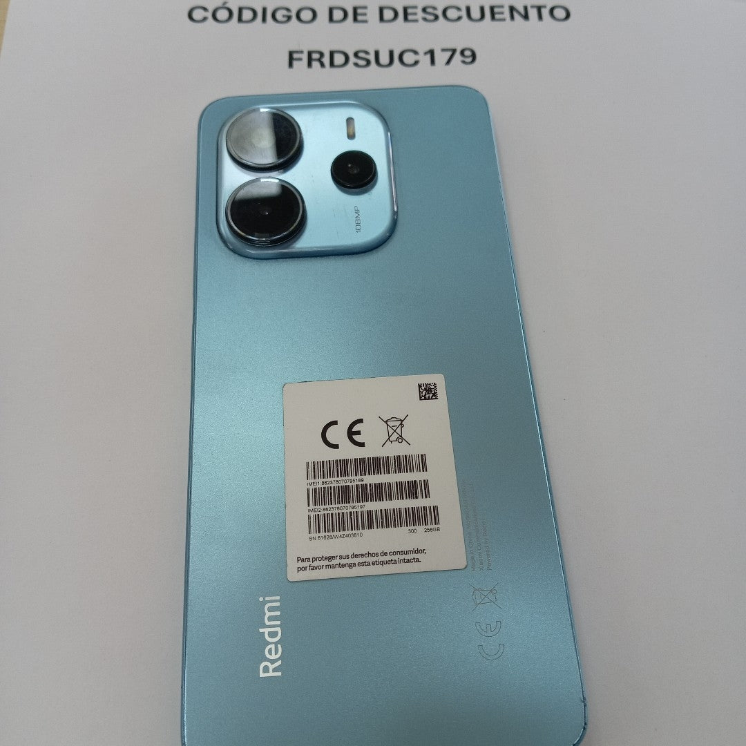 CELULAR XIAOMI REDMI NOTE 14 24117RN76L (2025) 256 GB 8 GB RAM (SEMINUEVO)