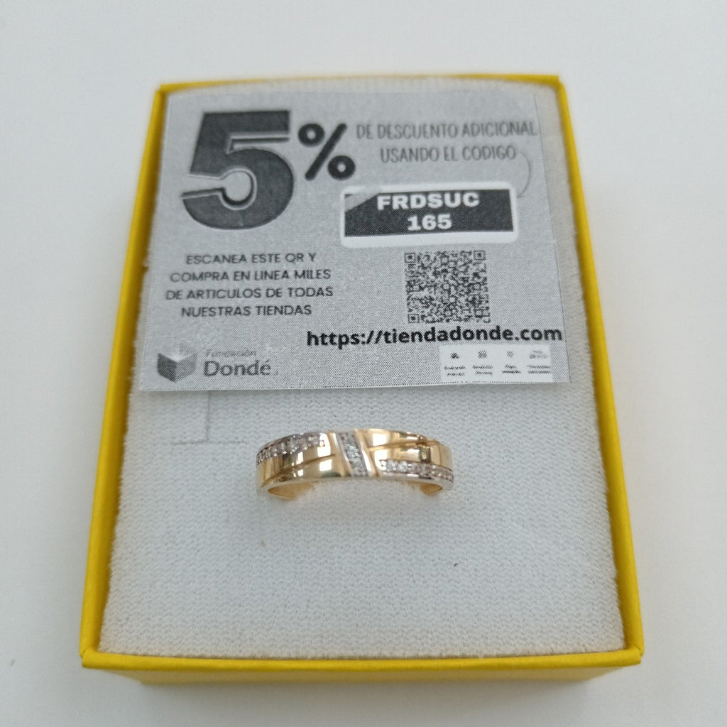 ANILLOS DAMA ORO 14K 2 (NUEVO)