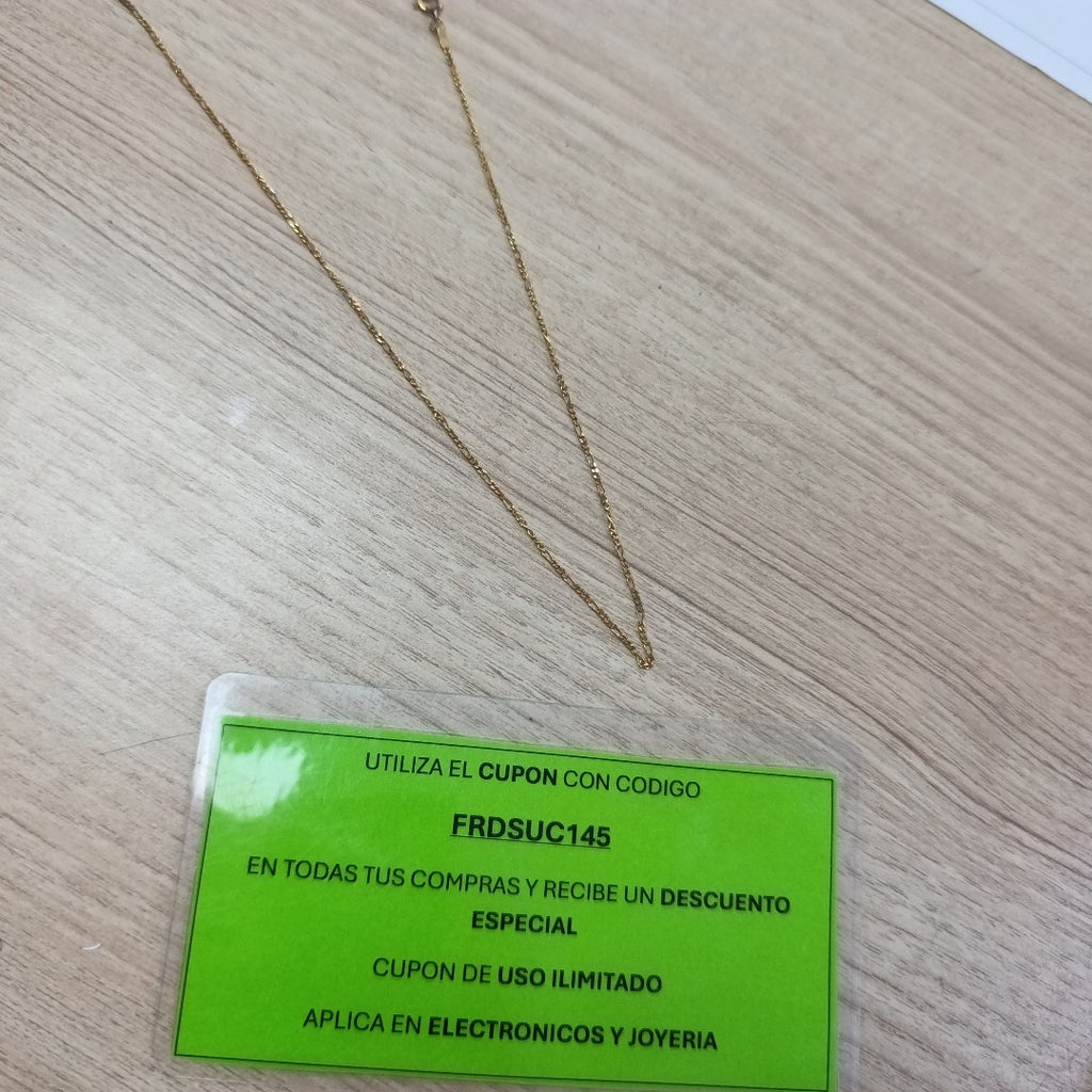 CADENA ORO 10 K 2.2 GRMS (SEMINUEVO)