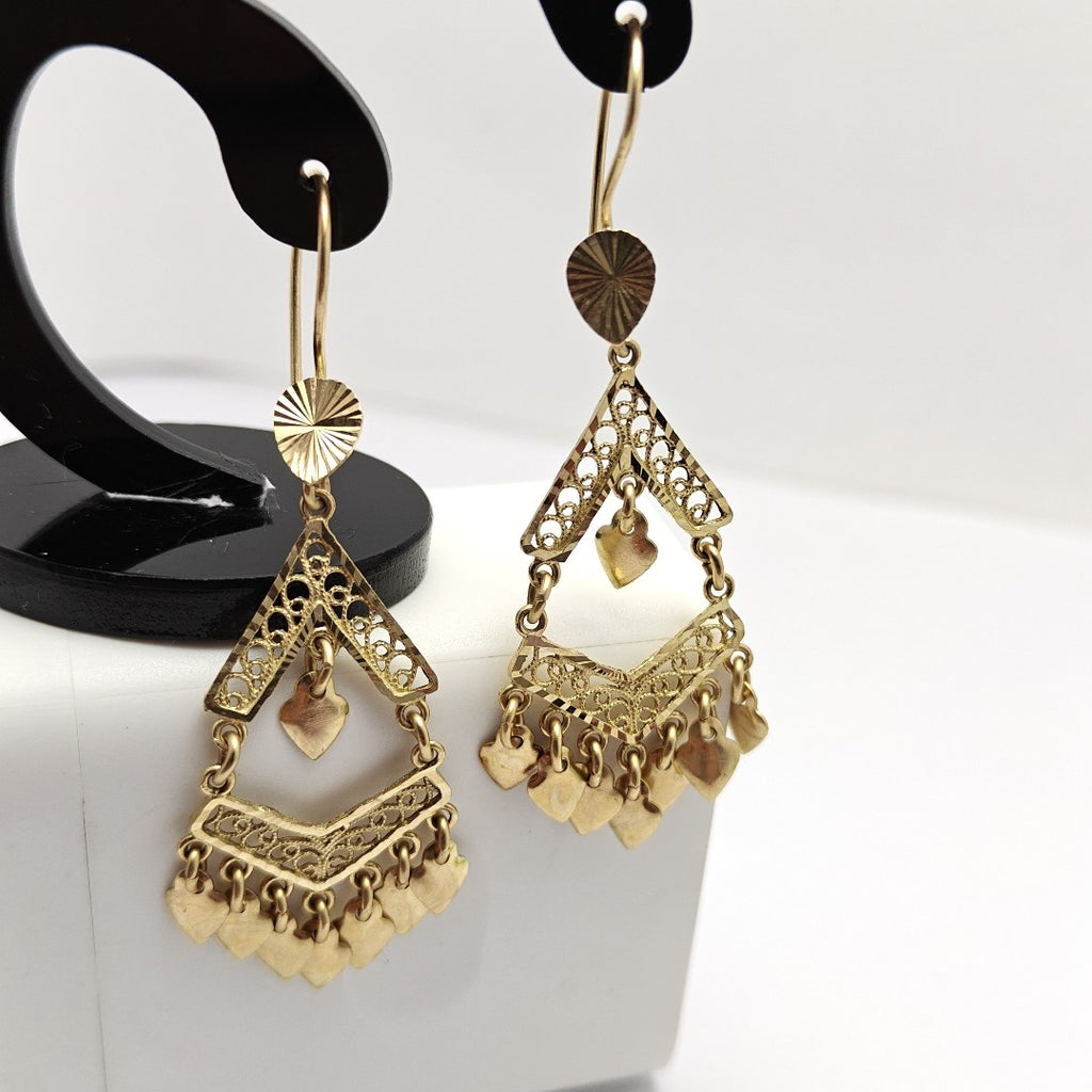 ARETES PAR ORO 14 K 5,30 GRMS (SEMINUEVO)