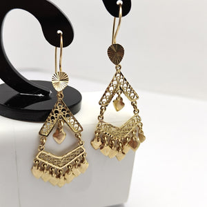 ARETES PAR ORO 14 K 5,30 GRMS (SEMINUEVO)