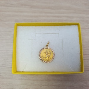 MEDALLA PERSONAL ORO 10 K 1.7 GRMS (SEMINUEVO)