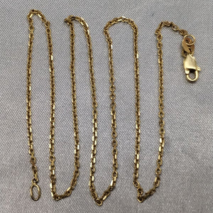 GARGANTILLA ORO 14 K 2,60 GRMS (SEMINUEVO)