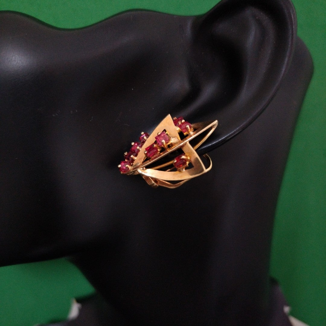 ARETES PAR ORO 14 K 9 GRMS (SEMINUEVO)