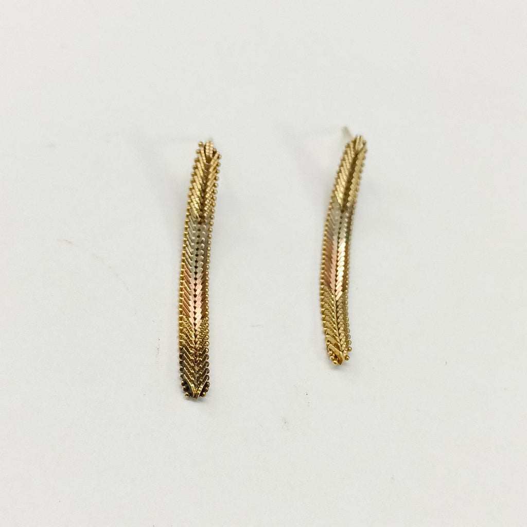 ARETES PAR ORO 14 K 3,40 GRMS (SEMINUEVO)