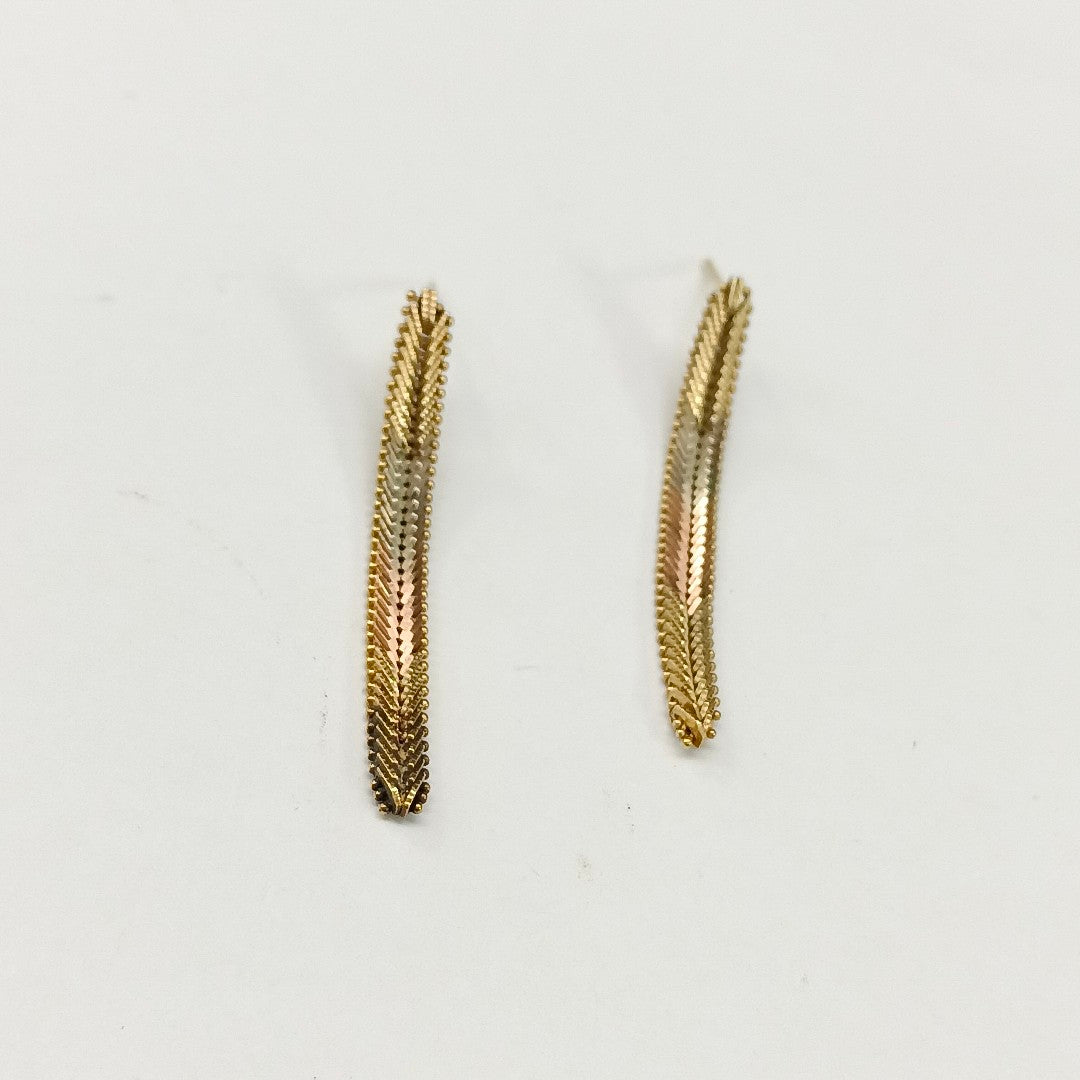 ARETES PAR ORO 14 K 3,40 GRMS (SEMINUEVO)
