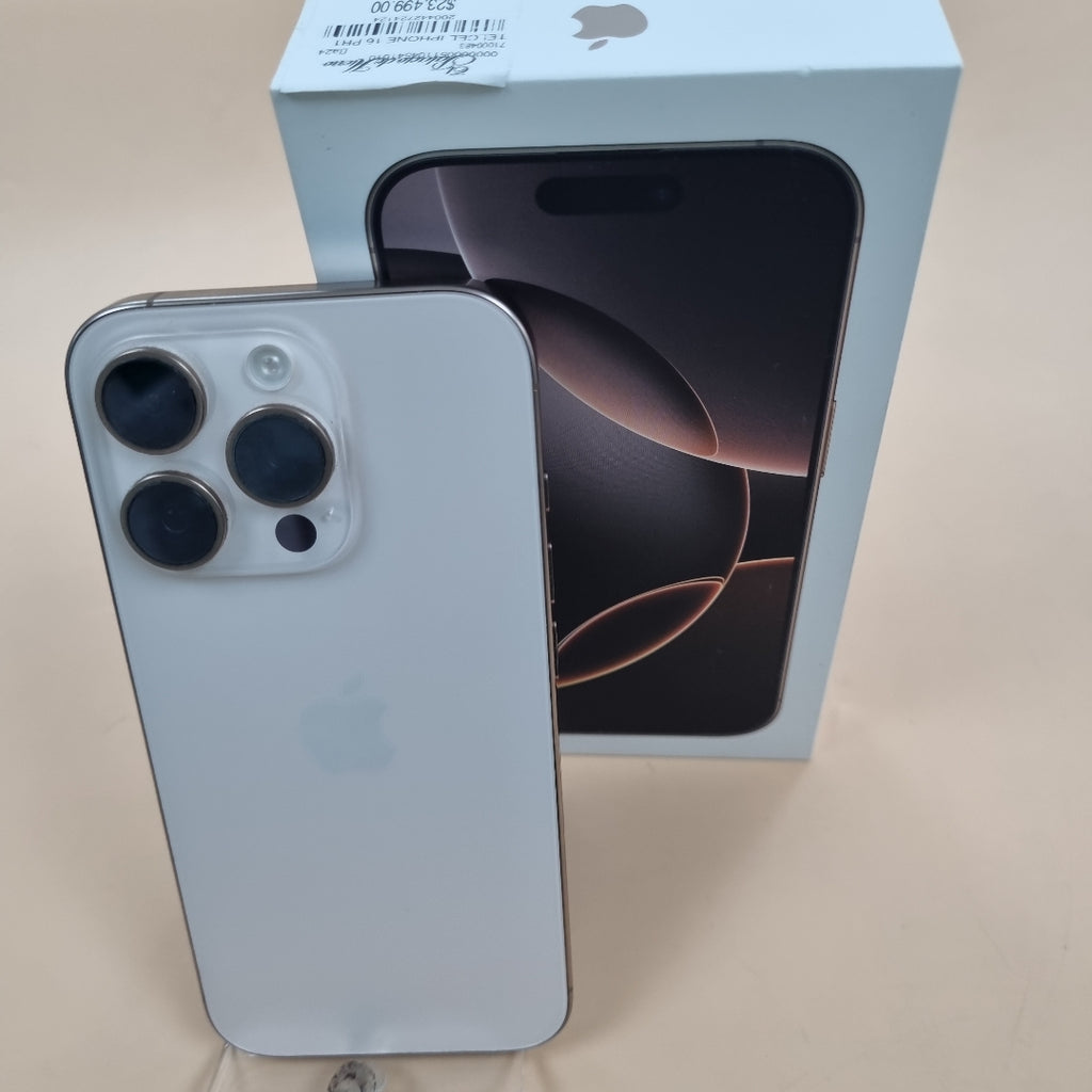 CELULAR APPLE IPHONE 16 PRO A3292 (2024) 128 GB 8 GB RAM (SEMINUEVO)