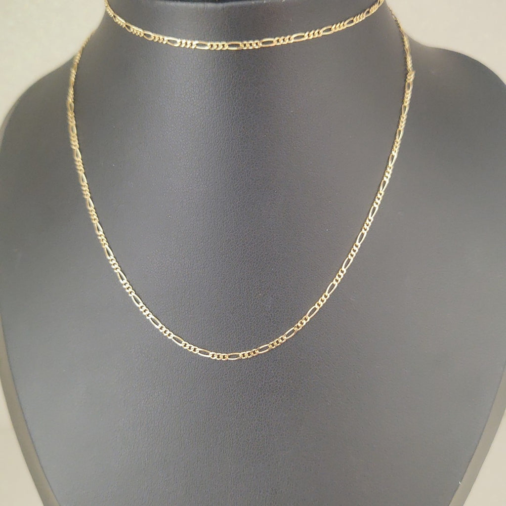 CADENAS TEJIDO 3X1 ORO 14K 55 CM 2.6 GR (NUEVO)