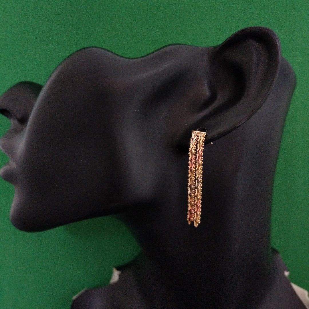 ARETES PAR ORO 14 K 5 GRMS (SEMINUEVO)