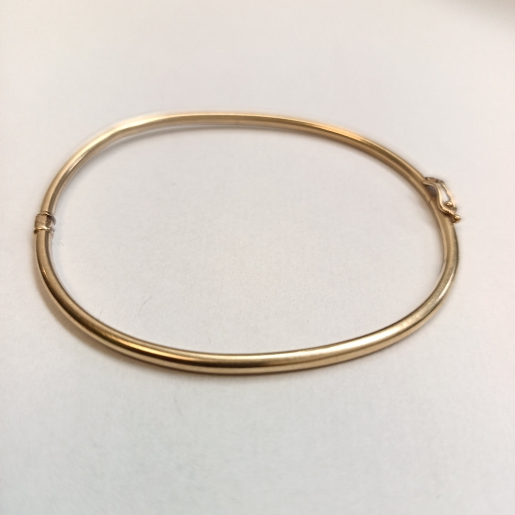 PULSERA RIGIDA ORO 14 K 4.7 GRMS (SEMINUEVO)