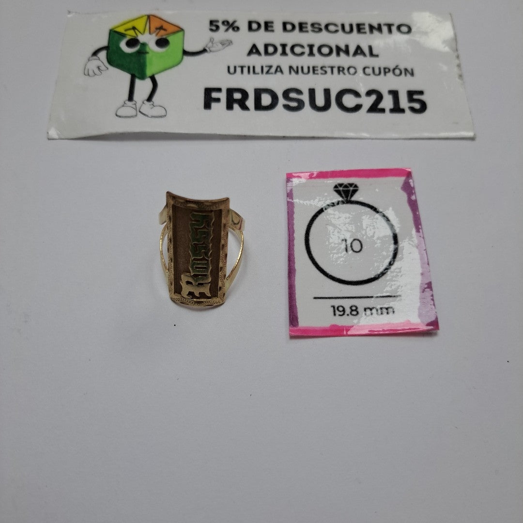 ANILLITO ORO 10 K 5.9 GRMS (SEMINUEVO)