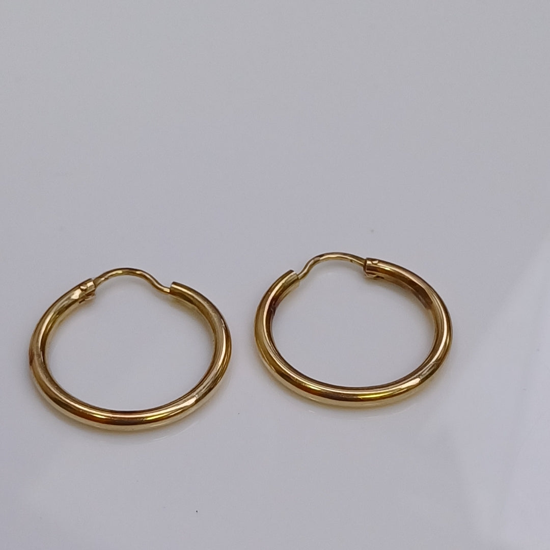 ARRACADAS PAR ORO 10 K 3.1 GRMS (SEMINUEVO)