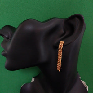 ARETES PAR ORO 18 K 6.9 GRMS (SEMINUEVO)