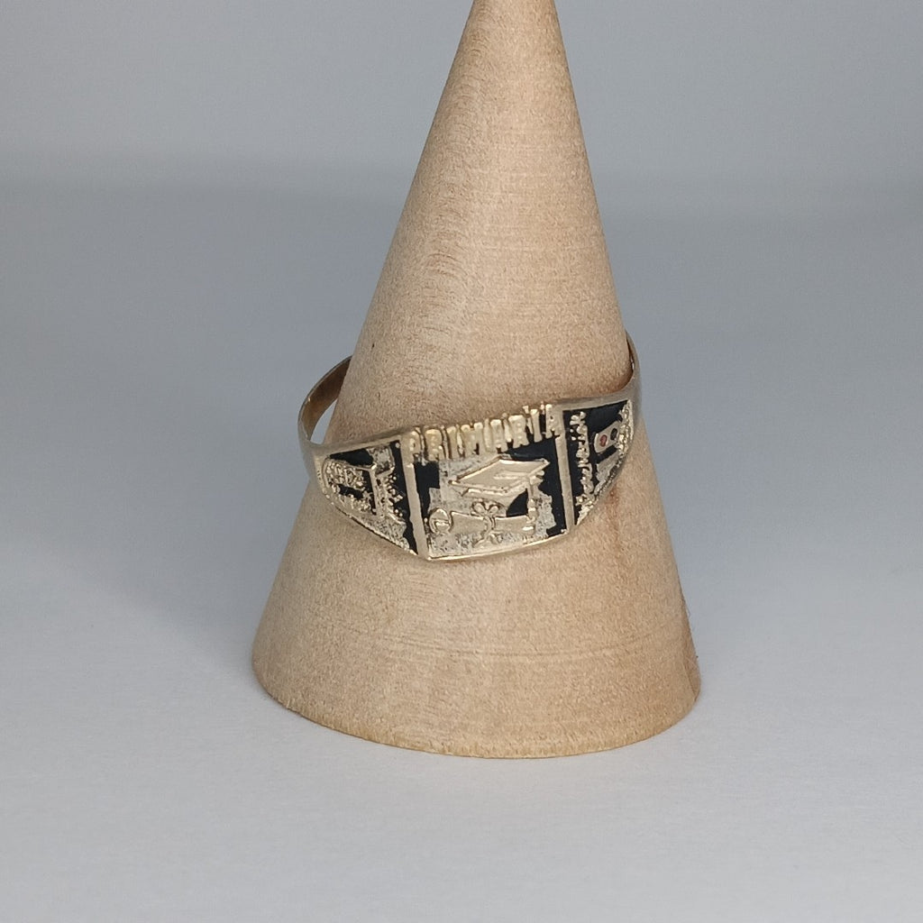 ANILLO DE GRADUACIÓN ORO 8 K 1 GRMS (SEMINUEVO)