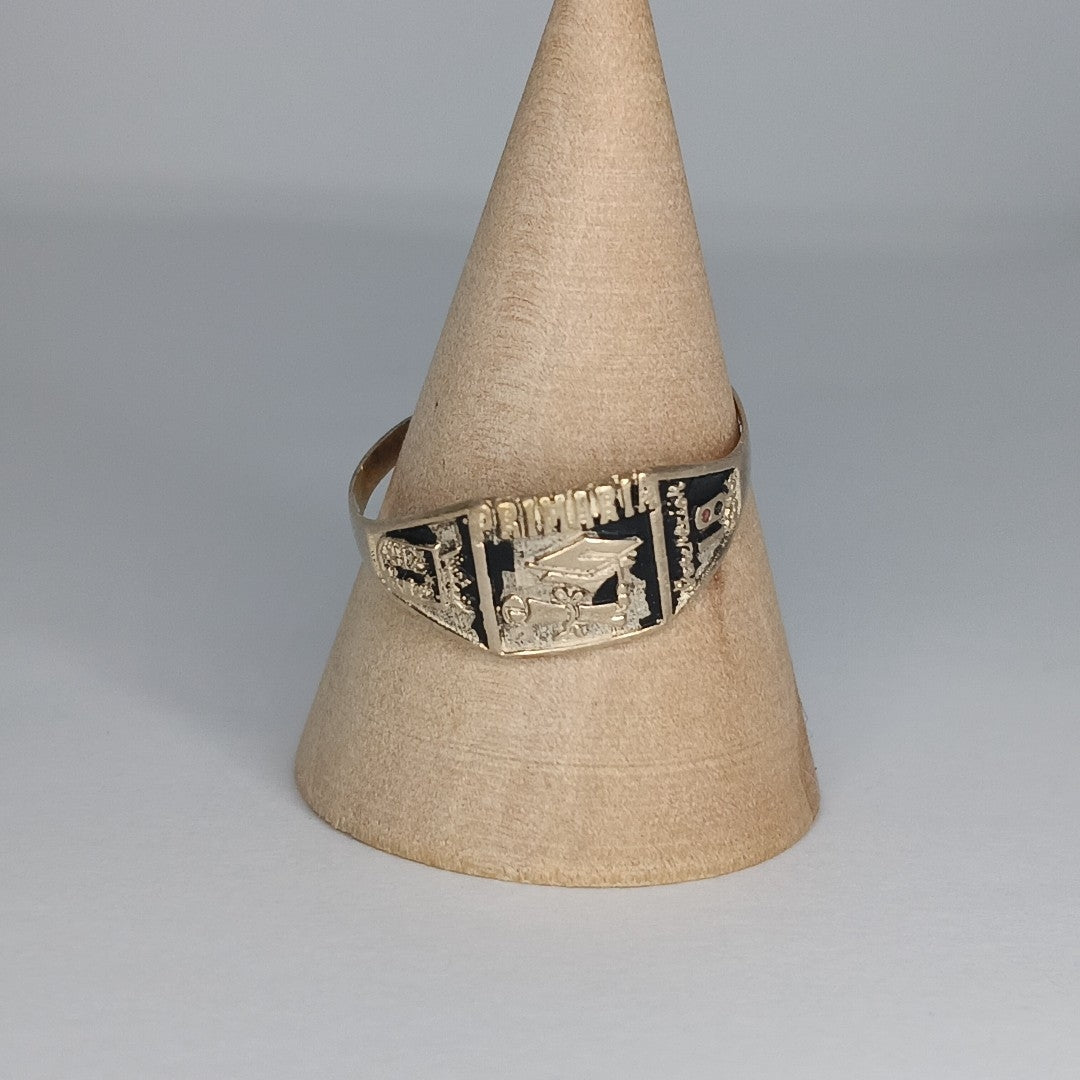 ANILLO DE GRADUACIÓN ORO 8 K 1 GRMS (SEMINUEVO)