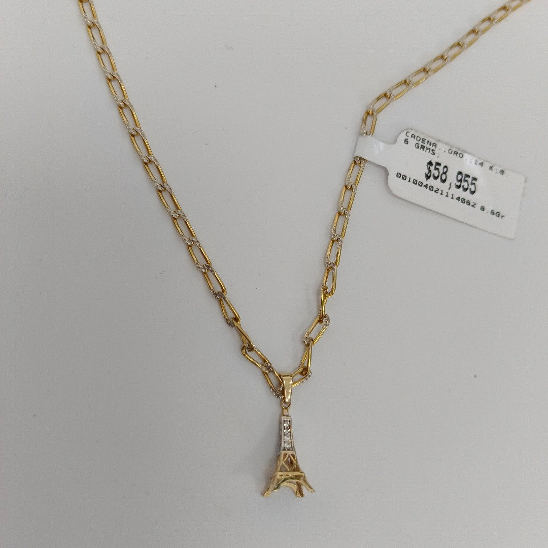 CADENA ORO 14 K 8.6 GRMS (SEMINUEVO)