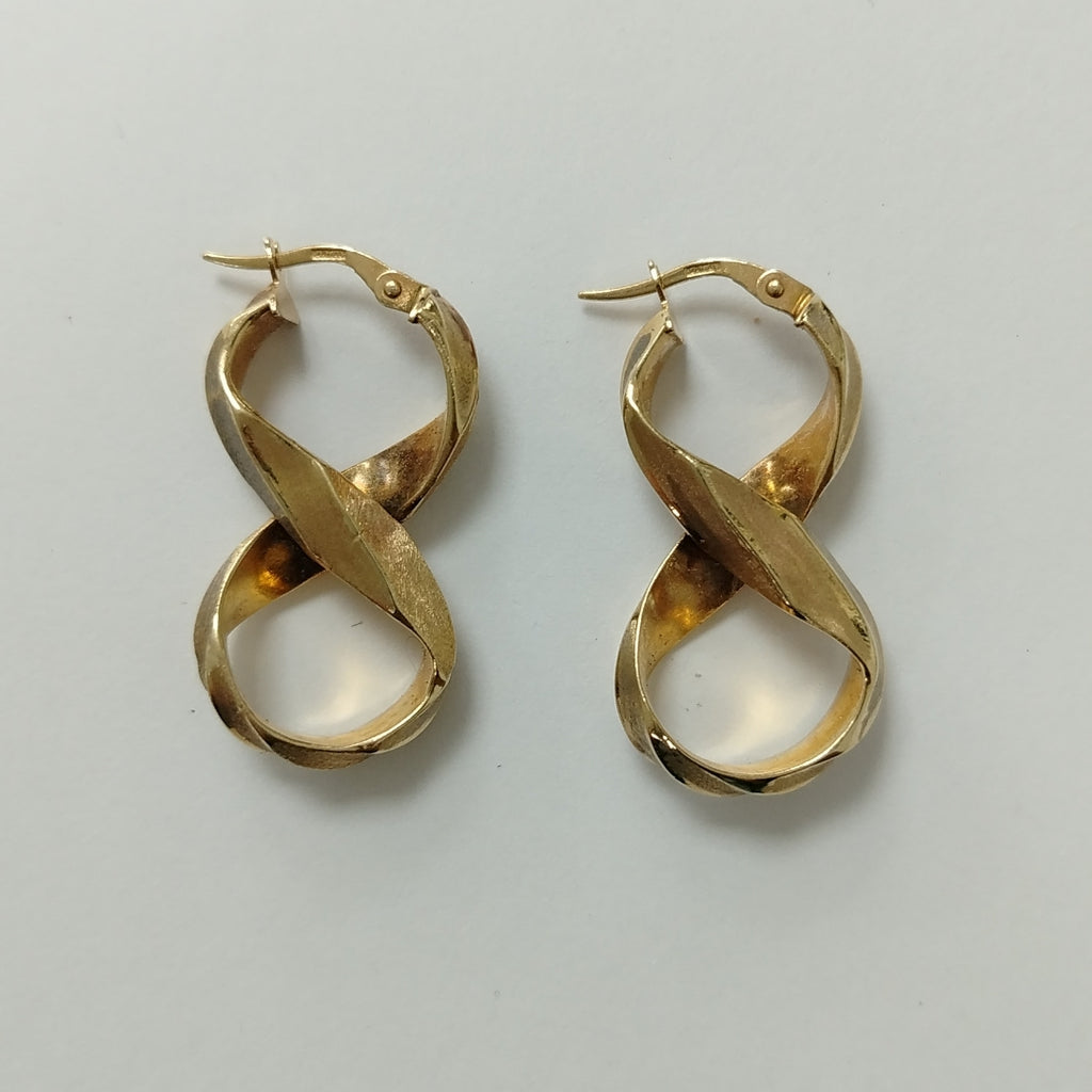 ARETES PAR ORO 14 K 2,30 GRMS (SEMINUEVO)