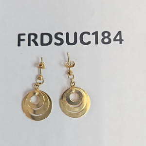 BROQUELES PAR ORO 14 K 5.8 GRMS (SEMINUEVO)