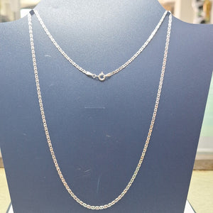 CADENA TEJIDO ESPEJO PLATA .925 55 CM 4 GR (NUEVO)