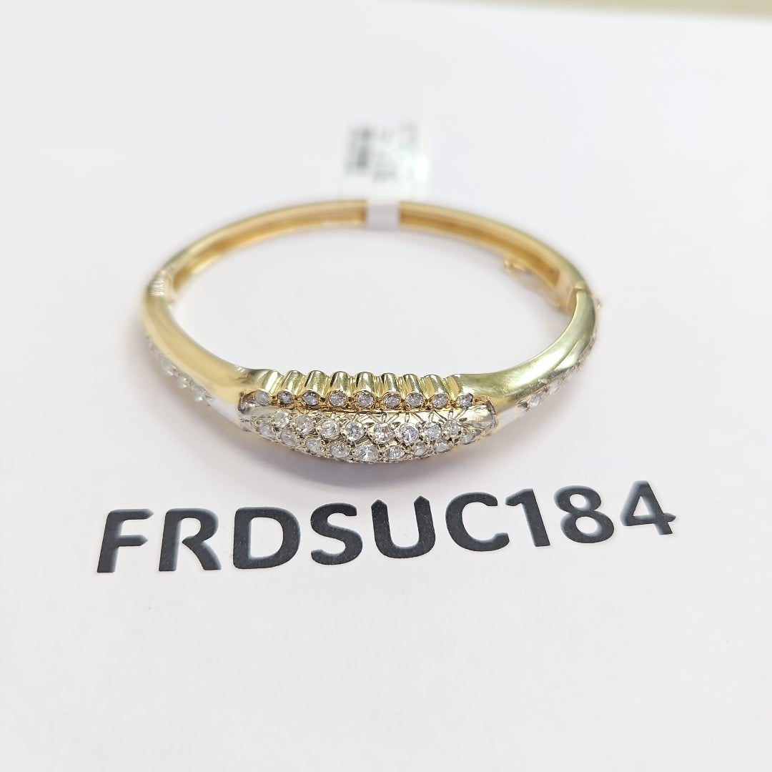 PULSERA RIGIDA ORO 14 K 25.8 GRMS (SEMINUEVO)