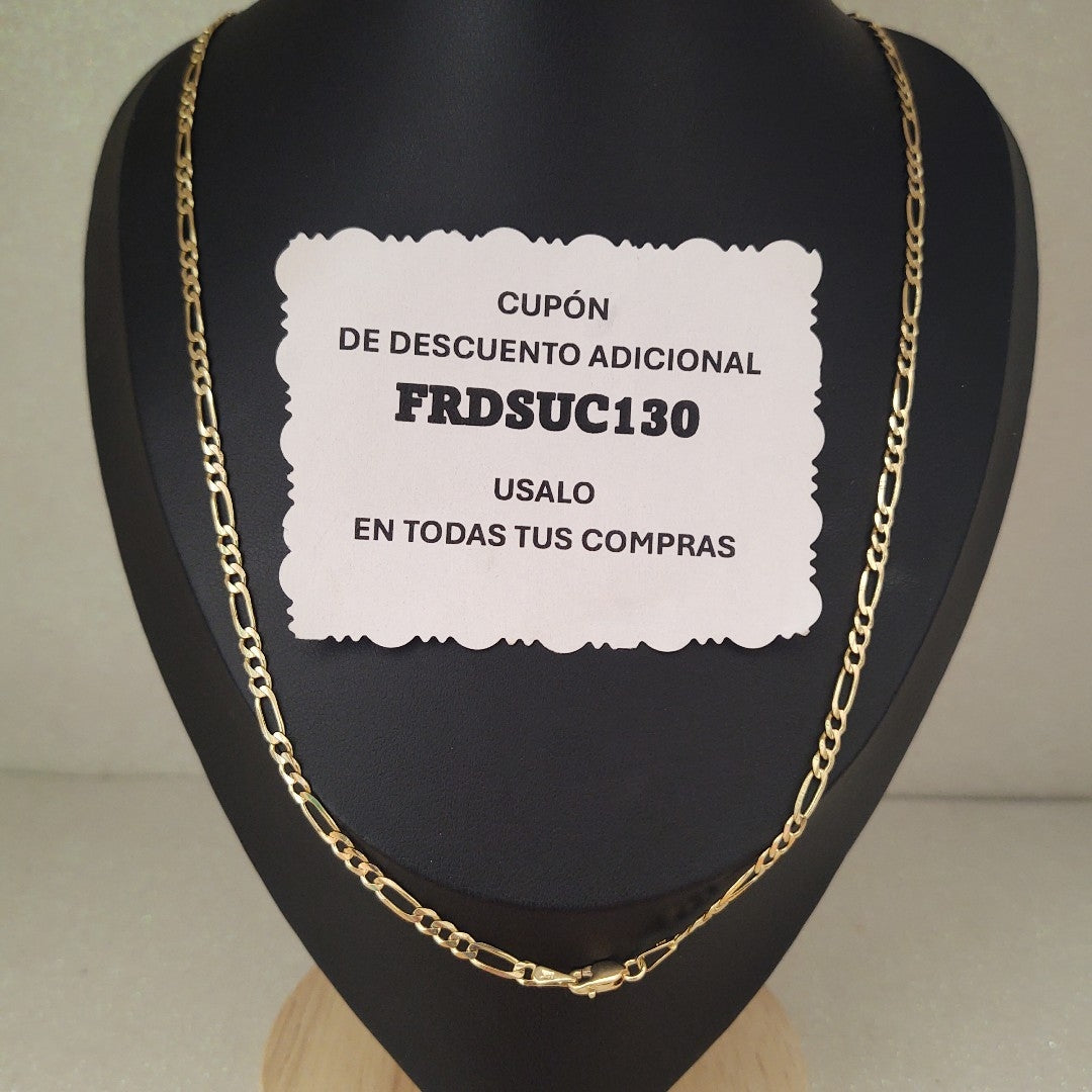 CADENAS 3X1 ORO 14K 55 CM 8.2 GR (NUEVO)