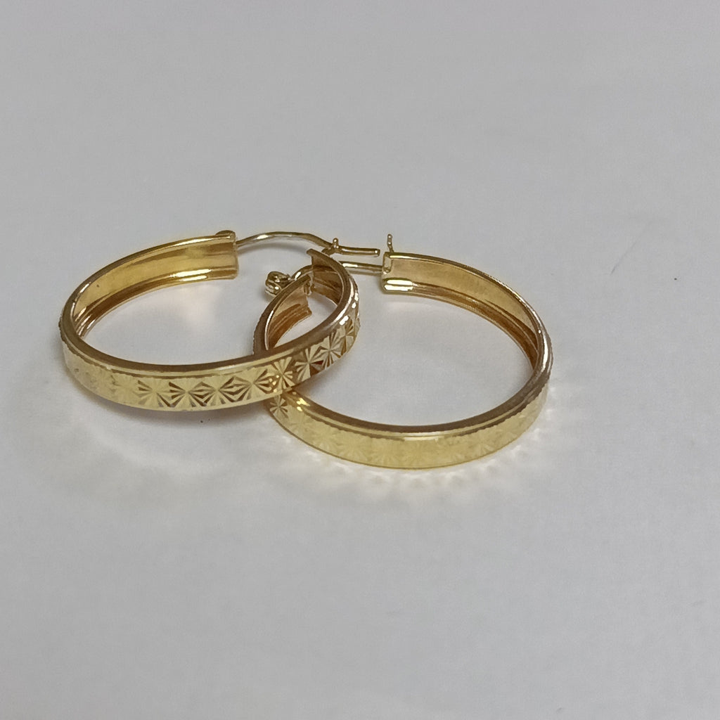 ARRACADAS PAR ORO 10 K 2.8 GRMS (SEMINUEVO)