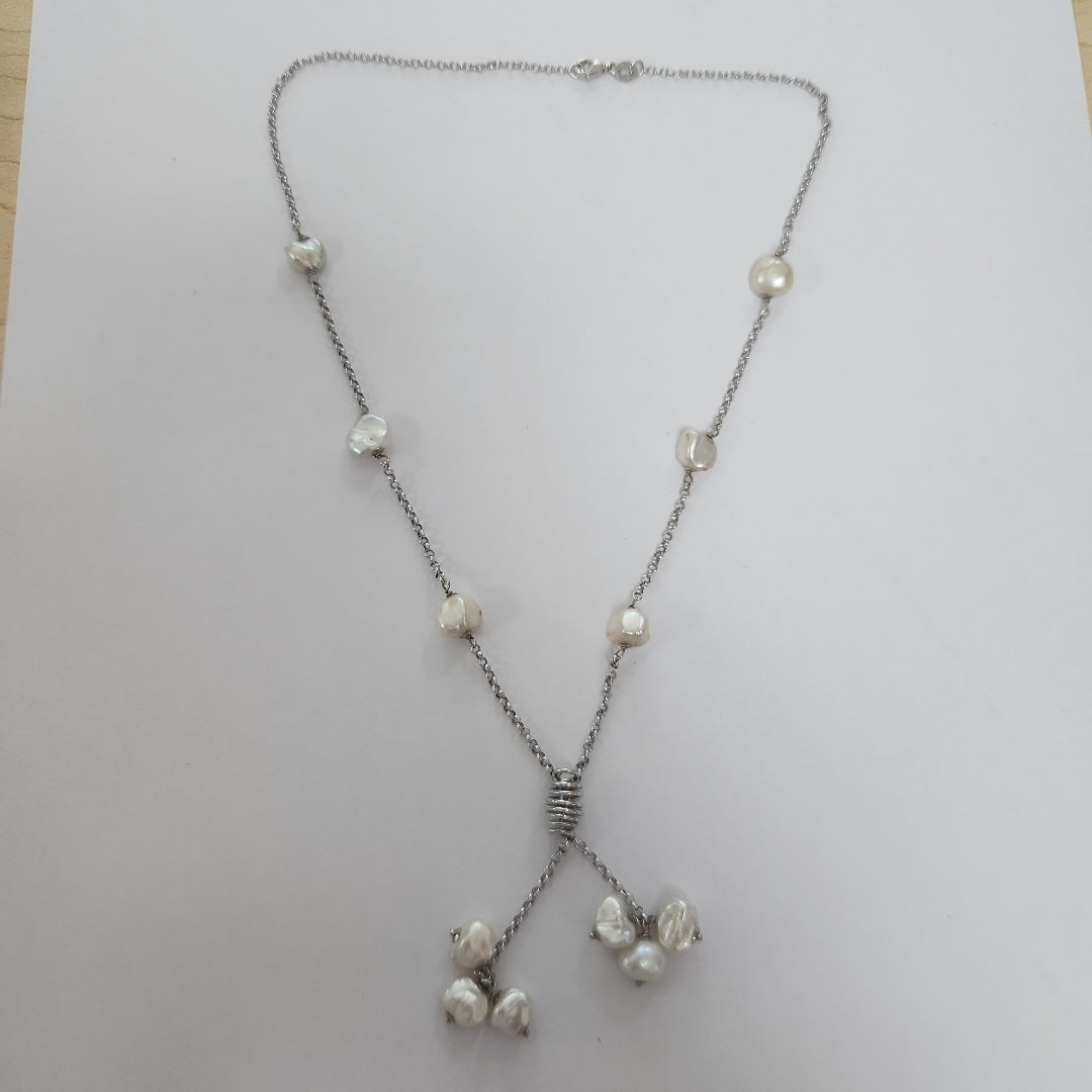 GARGANTILLA ORO BLANCO 14 K 9.8 GRMS (SEMINUEVO)