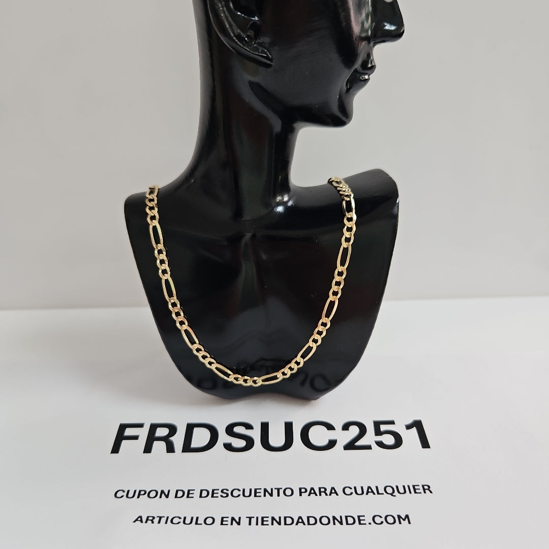 CADENAS 3X1 ORO 14K 60 CM 8.6 GR (NUEVO)
