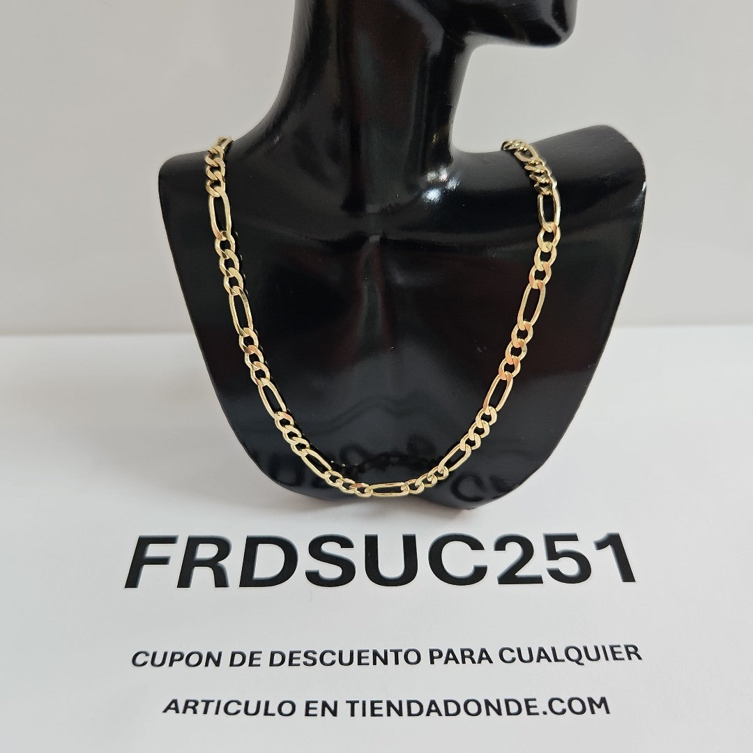 CADENAS 3X1 ORO 14K 60 CM 8.9 GR (NUEVO)