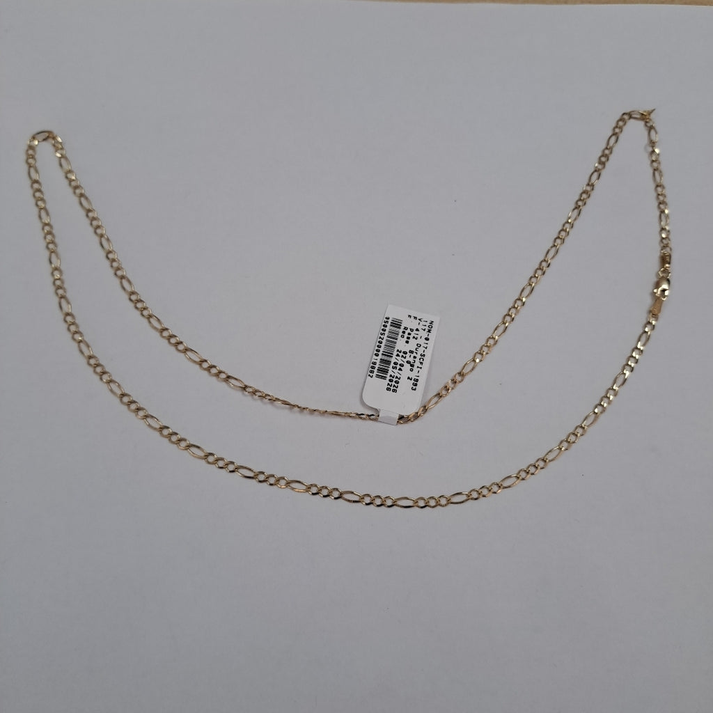 CADENAS TEJIDO 3X1 ORO 10K 60 CM 4.5 GR (NUEVO)