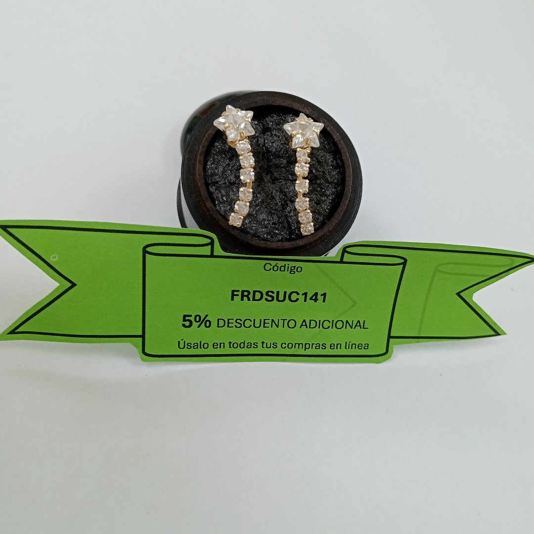 ARETES PAR ORO 10 K 1.9 GRMS (SEMINUEVO)